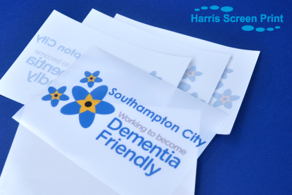 Dementia Friendly shop window stickers printed