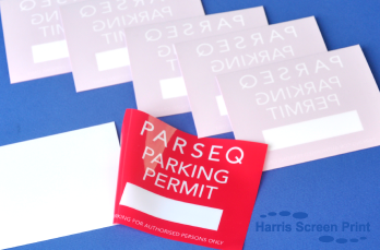 Parking Permit Windscreen Stickers