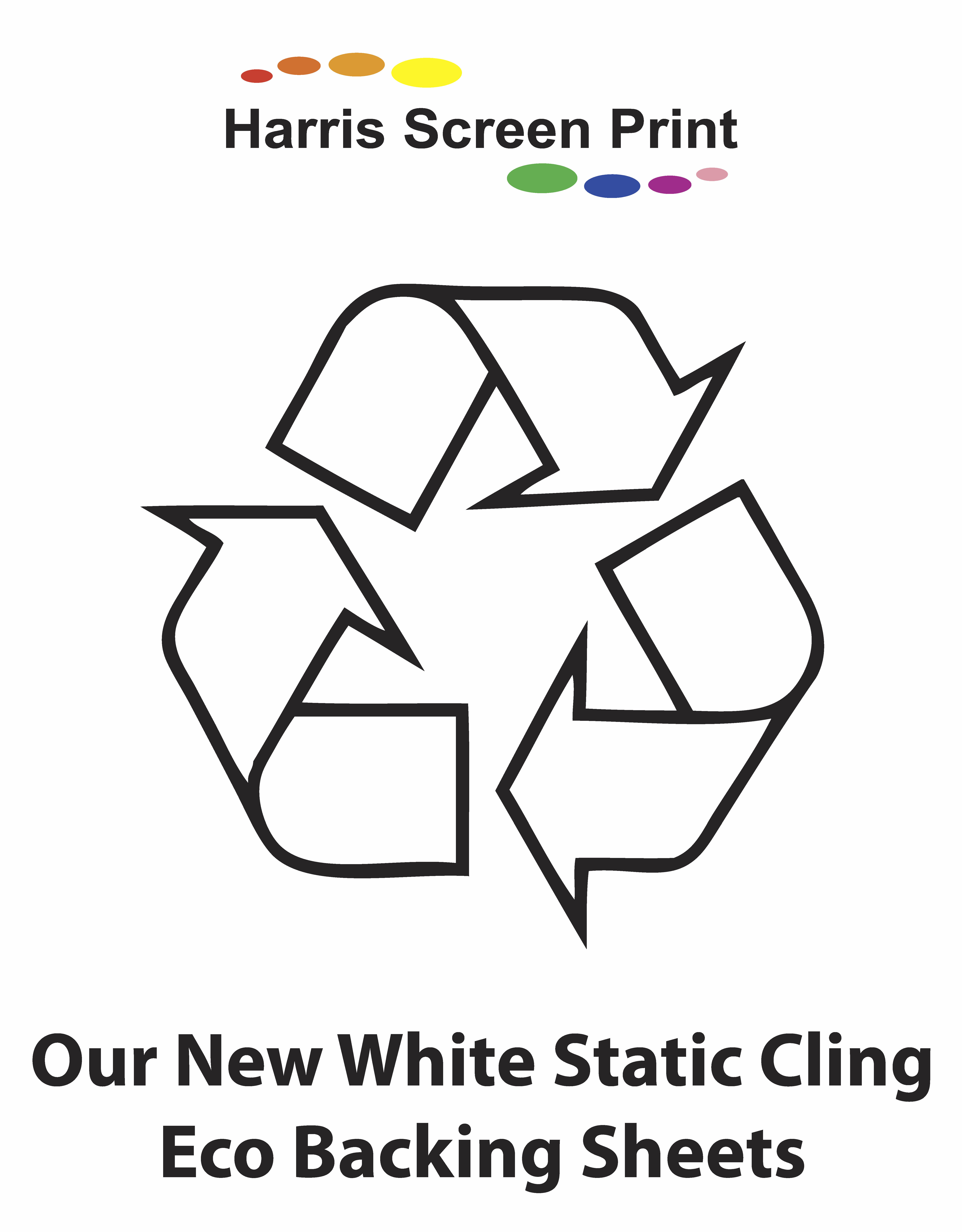 Our New White Static Cling Vinyl